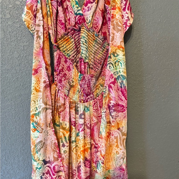 Elegant Pink Floral Maxi Dress - Picture 2 of 6